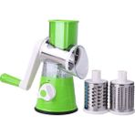 Pazariz Çevirme Kollu Sebze Doğrayıcı Rende Vegetable Slicer Sebze Dilimleyici - Yeşil