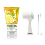 PAZARIZ CİLT TEMİZLEME FIRÇASI + OSTWİNT LEMON PEELİNG + 2Lİ KOMEDON