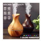 Pazariz Dekoratif Aromatherapy Spa Hava Nemlendirici Ultrasonik Iyonizer 7 Renk Buhar Makinesi