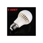 Pazariz Enerji Tasarruflu Led Ampul 3'Lü 7 W
