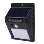 Pazariz Fotoseli Led Lamba Işık Sensörlü Güneş Enerjili Solar Duvar Kapı Kamp Bahçe