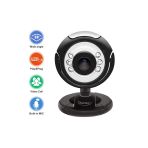 Pazariz General Home Mikrofonlu Led Işıklı Webcam Bilgisayar Kamerası