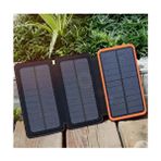 Pazariz Güneş Enerjili Powerbank 20000 Mah Katlanır 4 Güneş Paneli ile USB Şarj Cihazı - Siyah