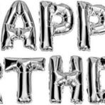 Pazarız Happy Birthday Yazılı Harf Balon