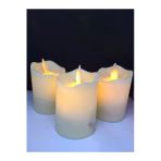Pazariz Hareketli Pilli Led Mum 3 Adet ( 7 Cm X 5 Cm)