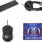 Pazariz K20 Oyuncu Gamer Seti Klavye + Mouse + Kulaklık + Mouse Pad 4in1 Set