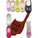 Pazariz Kadın Renkli Peluş Babet Patik Çorap Wellsoft Uyku Çorabı Yumuşak - 36 - 40 - Kahverengi