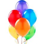 Pazarız Karışık Renkli Metalik Balon