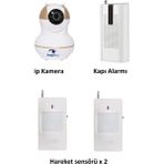 Pazariz KS-512 Full Hd Wifi Ev ve Bebek Ip Kamera 4in1 Full Set - Beyaz