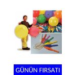 Pazarız Lastikli Punc 50 Adet Balon