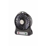 Pazariz Masa Üstü Şarjlı Mini Vantilatör 3 Kademeli Usb Mini Fan siyah