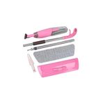 Pazariz Microfiber Bezli Deterjan Hazneli Sprey Mop Pembe + 3 Yedek Bez