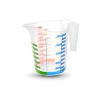 Pazariz Ölçü Kabı Dereceli Renkli 1000 Ml.