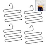 Pazarız Pantolon Askısı Metal Askı Kravat Eşarp Askısı 4LÜ SET