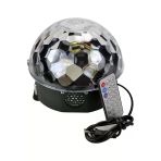 Pazariz Parti Malzemesi Sese Duyarlı Bluetoothlu Led Küre Disko Topu Renkli Işıklı Lazer