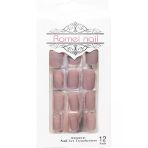 Pazariz Pazarız Nail Takma Tırnak 12'Li - Mat Toz Pembe
