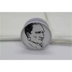 Pazariz Popsocket Kemal Atatürk Siyah Beyaz Temalı Telefon Tutucu - Siyah - Beyaz