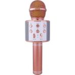 Pazariz Profesyonel Bluetoothlu Karaoke Mikrofon - Aux Sdcard - Rosegold