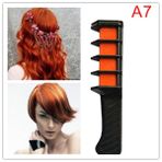 Pazariz Rengarenk Saç Boyama Tebeşiri - Mini Taraklı Konsept Saç Boyama Seti Hair Chalk Turuncu