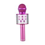 Pazariz Şarj Edilebilir Telefon Ve Usb Bağlantılı Karaoke Mikrofon (Pembe)