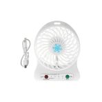 Pazariz Şarjlı Vantilatör Fan Mini Seyahat Tipi Serinletici Soğutucu Masaüstü Laptop Usb Fan