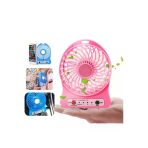 Pazariz Şarjlı Vantilatör Mini Fan Seyahat Tipi Serinletici Soğutucu Masaüstü Laptop Notebook Usb Fan
