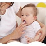 Pazariz Silikon Bebek Diş Kaşıyıcı Parmak Dış Fırçası Kutulu Yumuşak Bebek Diş Fırçası - Renkli