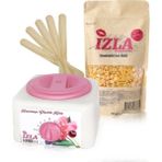 Pazariz Sir Ağda Makine + Naturel Soyulabilen Boncuk Ağda + Spatula Seti - Azulen