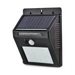 Pazariz Solar Güneş Enerjili 20 Led 1W Ledli Bahçe Aydınlatma Dış Mekan Lambası Hareket Sensörlü