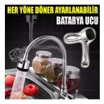 Pazarız Spiral 2 Fonksiyonlu Oynar Başlıklı Musluk Başlığı