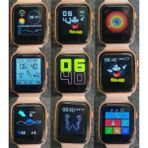 Pazariz T500 Akıllı Saat Ios/android Uyumlu Siyah - 41 - 45 mm - Renkli