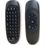 Pazariz Uzakdan Kumanda 2.4g Uyumlu Klavyeli Air Mouse Android Tv/projektör/masa Üstü/ Akıllı Tv/dizüstü - Siyah