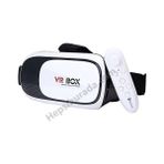 Pazariz Vr Box 3.0 Bluetooth Kumandalı 3D Virtual Reality Sanal Gerçeklik Gözlüğü - Beyaz