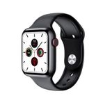 Pazariz Watch 6 2023 Akıllı Saat Nabız Ölçer Çok Fonksiyonlu Siyah
