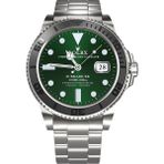 Pazariz Watch Classic Siyah Akıllı Saat Iphone ve Android Tüm Telefonlara Uyumlu Rlx - 44 mm - Gri