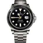 Pazariz Watch Classic Siyah Akıllı Saat Iphone ve Android Tüm Telefonlara Uyumlu Rlx - 44 mm