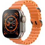 Pazariz Watch Ultra Gs8+ Akıllı Saat, 2.05 Inc Hd Ekran, Siri-Bluetooth Hd Ses, Ios-Android Uyumlu - 49 mm - Turuncu