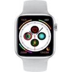 Pazariz Watch6 Akıllı Saat Nabız Ölçer Çok Fonksiyonlu Ios ve Android Uyumlu Watch 6 - Beyaz