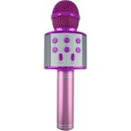 Pazariz Ws 858 Bluetooth Kablosuz Bağlantılı Karaoke Mikrofon Hoparlör Sd Kart USB Giriş