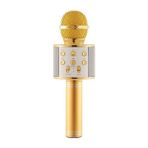 Pazariz WS-858 Bluetooth Karaoke Mikrofon Hoparlör - Altın