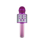 Pazariz WS-858 Profesyonel Ses Kaydı Yapabilen Eğlenceli Karaoke Mikrofon WS858 Pembe