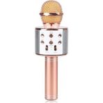 Pazariz WS-858 Profesyonel Ses Kaydı Yapabilen Karaoke Mikrofon WS858 Rose Gold