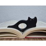 Pazarora Kedi Kitap Ayracı - Siyah