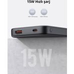 Pb-Y46-Gy 15W 10000 Mah Powerbank Hızlı Şarj