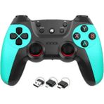 Pc Gamepad Için 2.4g Tekli Kol Kablosuz Oyun Kolu Ps3 Için/akıllı Telefon/tablet/ Pc/andriod - Mavi
