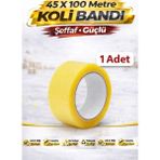 PC Premium Center 45 mm x 100 Metre Koli Bandı – 1 Adet - Şeffaf - Güçlü