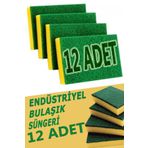 Pc Premium Center Endüstriyel Bulaşık Süngeri 12 Adet ( Büyük Boy )
