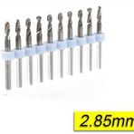 Pcb Mikro Karbür Cnc Matkap Ucu 10Lu Set 2.85Mm Tungsten 18 Shank
