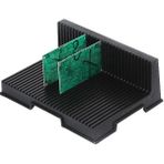 Pcb Taşıma Rafı 30 Slot 270X255X130 Mm, L Şeklinde Esd Antistatik Pcb Tutucu