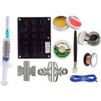Pcb Tutucu Lehimleme Standı Seti – Havya Uç Temizleyici Flux ve Lehim Emme Teli SET/007